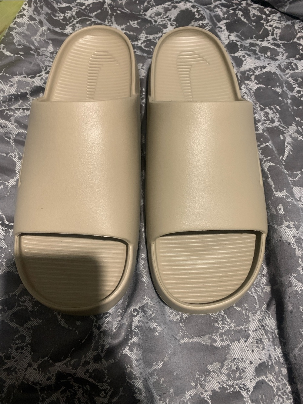 Nike Men's Slide Sandals in Beige